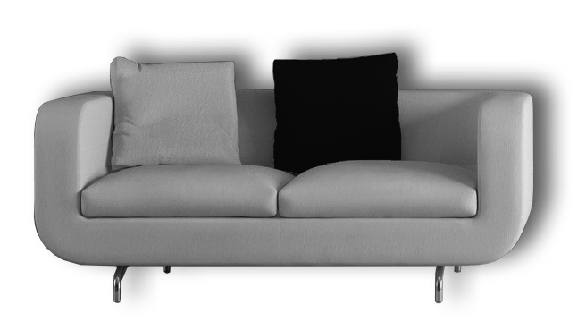 dh+ | Sofa mit Kissen