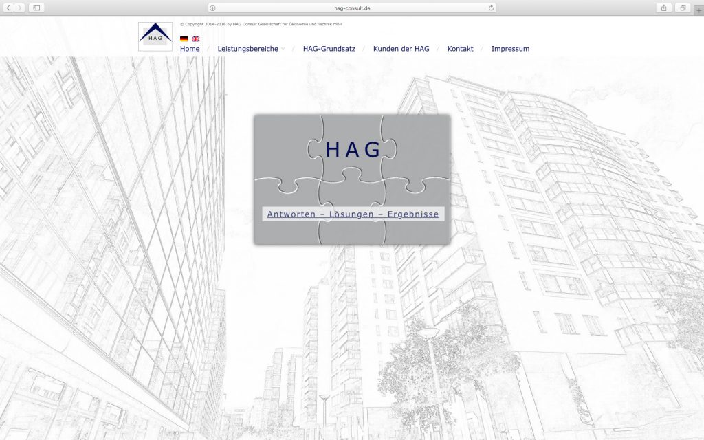 dh+ | Website HAG Consult