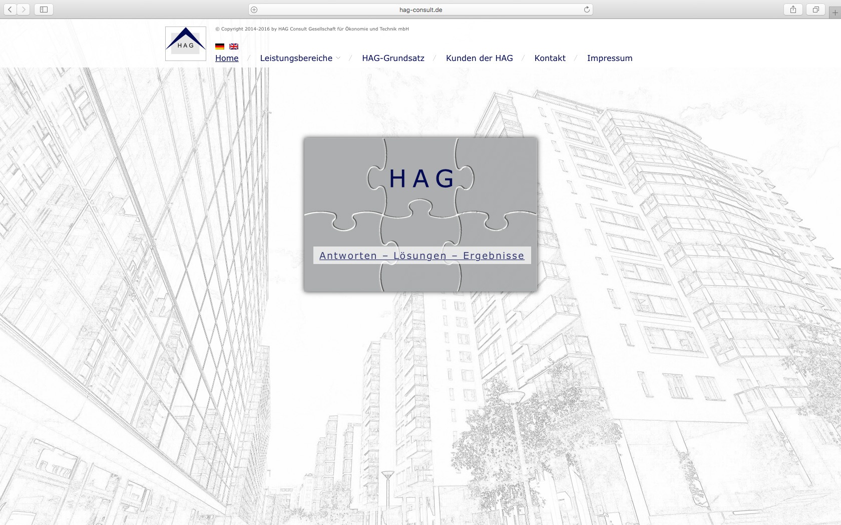 dh+ | Website HAG Consult
