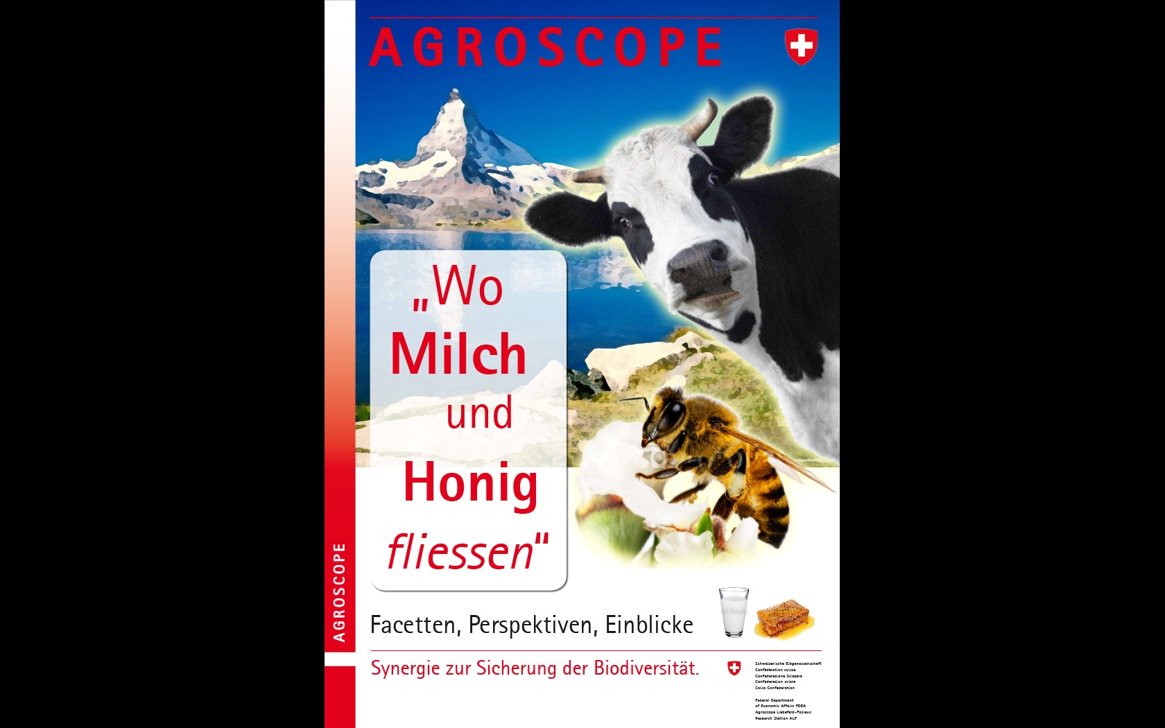 dh+ | Plakat Ausstellung Agroscope Synergie zur Sicherung der Biodiversität