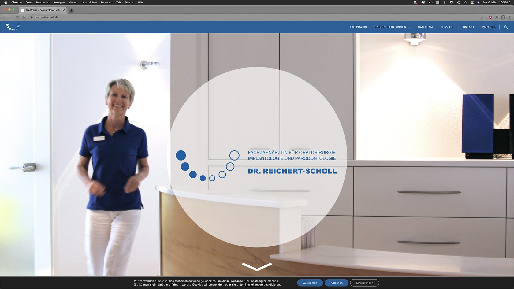 Website Relaunch Zahnarztpraxis Dr. Beate Reichert-Scholl
