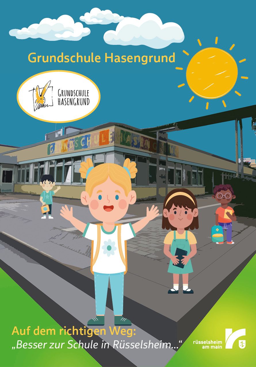 dh+ | Schulwegbroschüre Grundschule Hasengrund - Rüsselsheim am Main