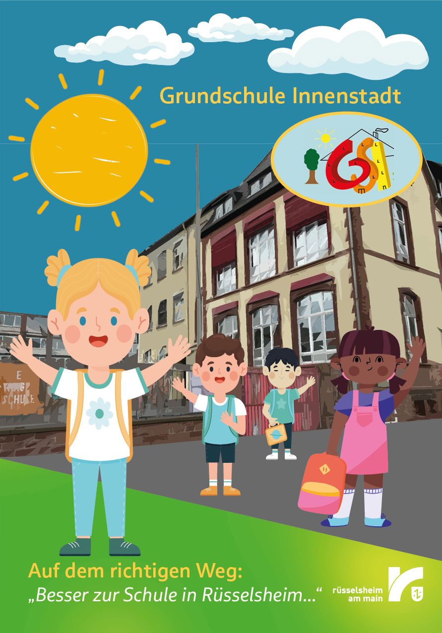 dh+ | Schulwegbroschüre Grundschule Innenstadt - Rüsselsheim am Main