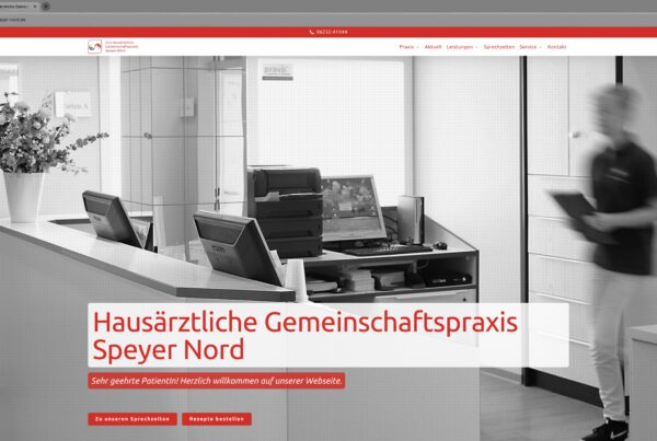 dh+ Mannheim - Webseite HGP-Hausärztliche Gemeinschaftspraxis Speyer Nord