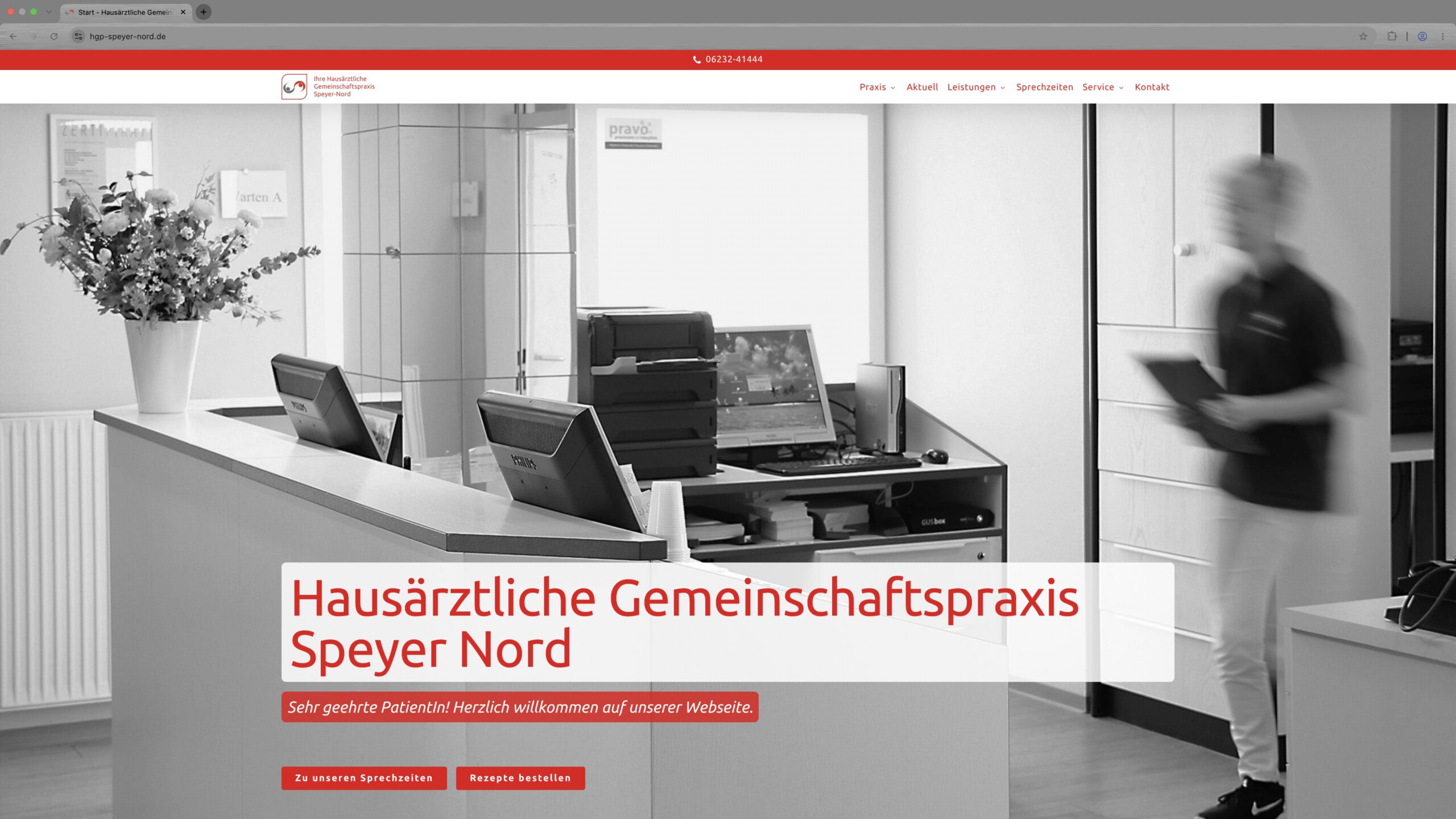 dh+ Mannheim - Webseite HGP-Hausärztliche Gemeinschaftspraxis Speyer Nord